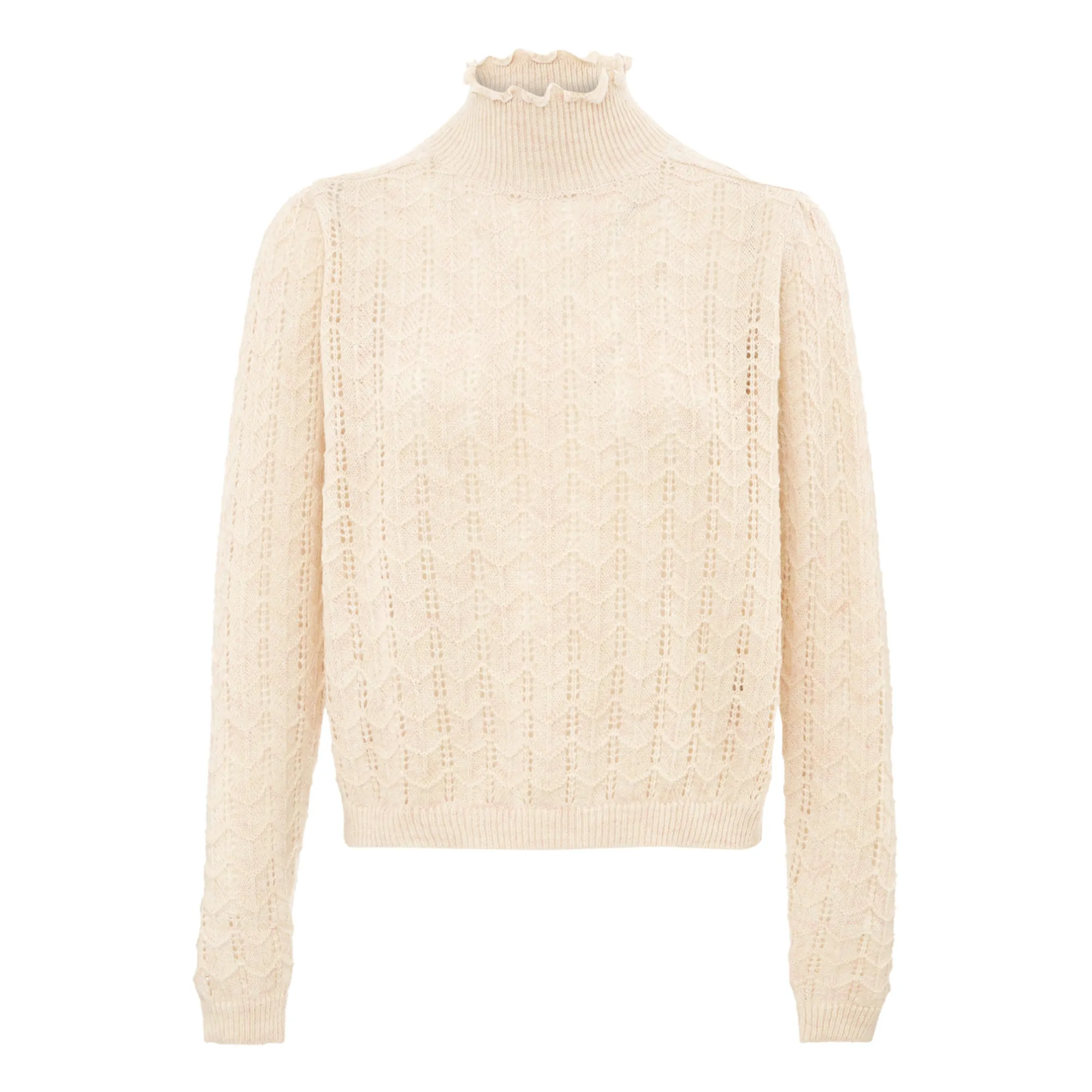 Bellerose Women's Pale Pink Gafi Openwork Knit Jumper - ’S Collection