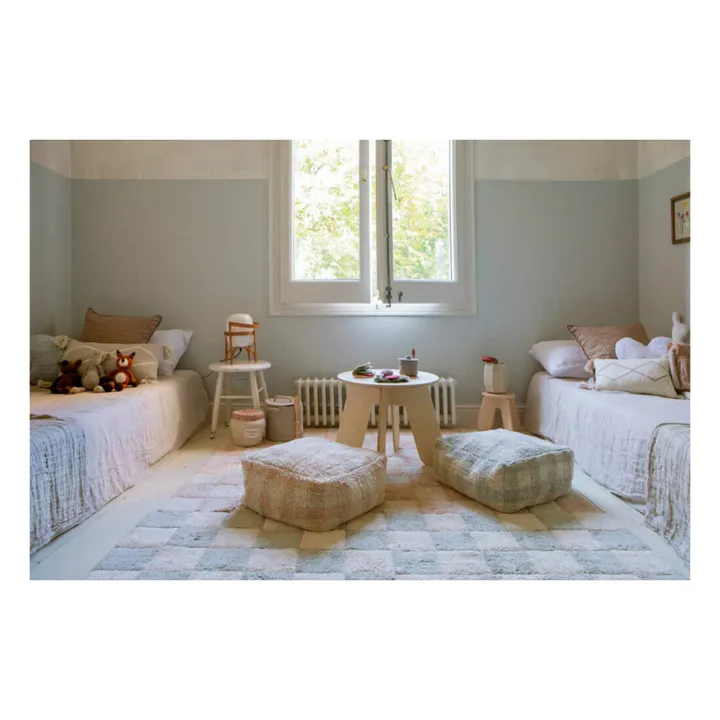 Pouf Vichy | Sauge- Image produit n°2