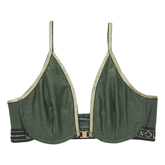 Soutien-gorge Jackie Métallisé | Vert kaki