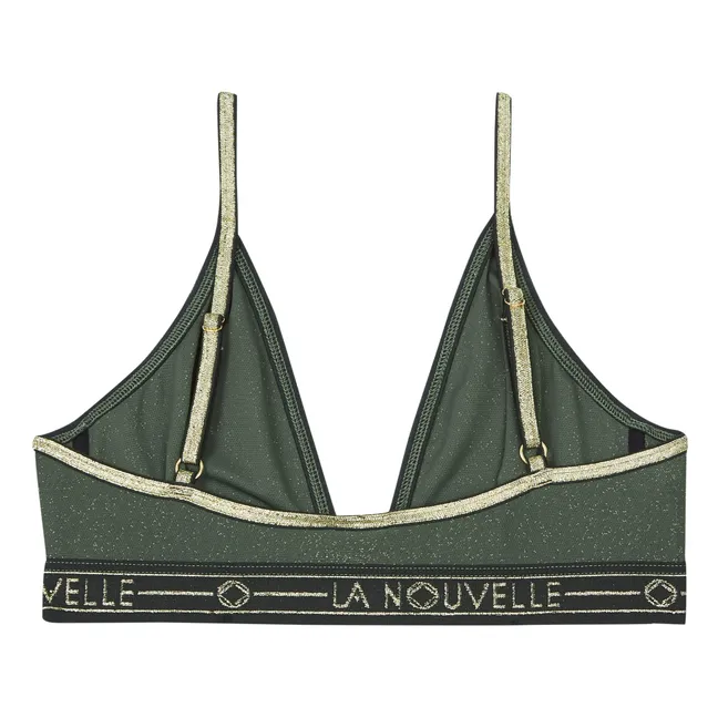 Soutien-gorge Jackie Métallisé | Vert kaki