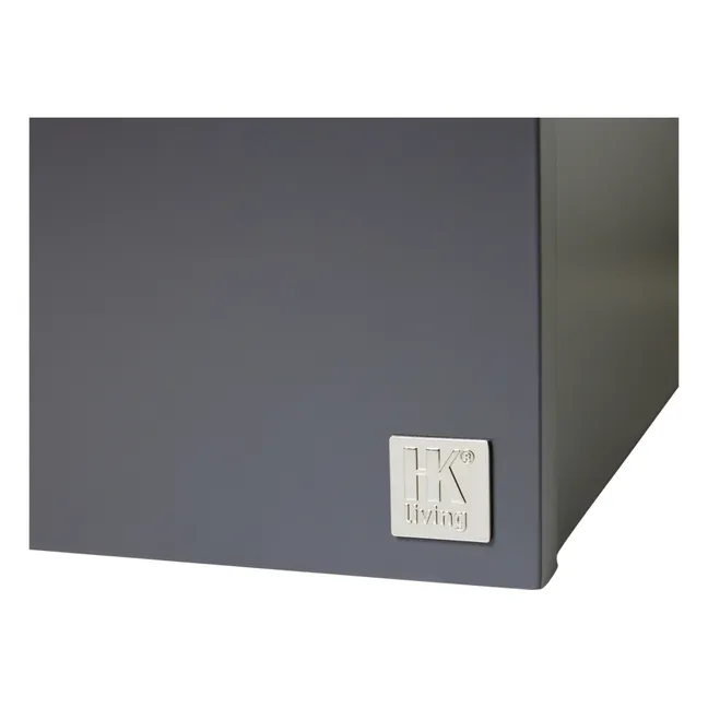 Commode 2 tiroirs | Charbon