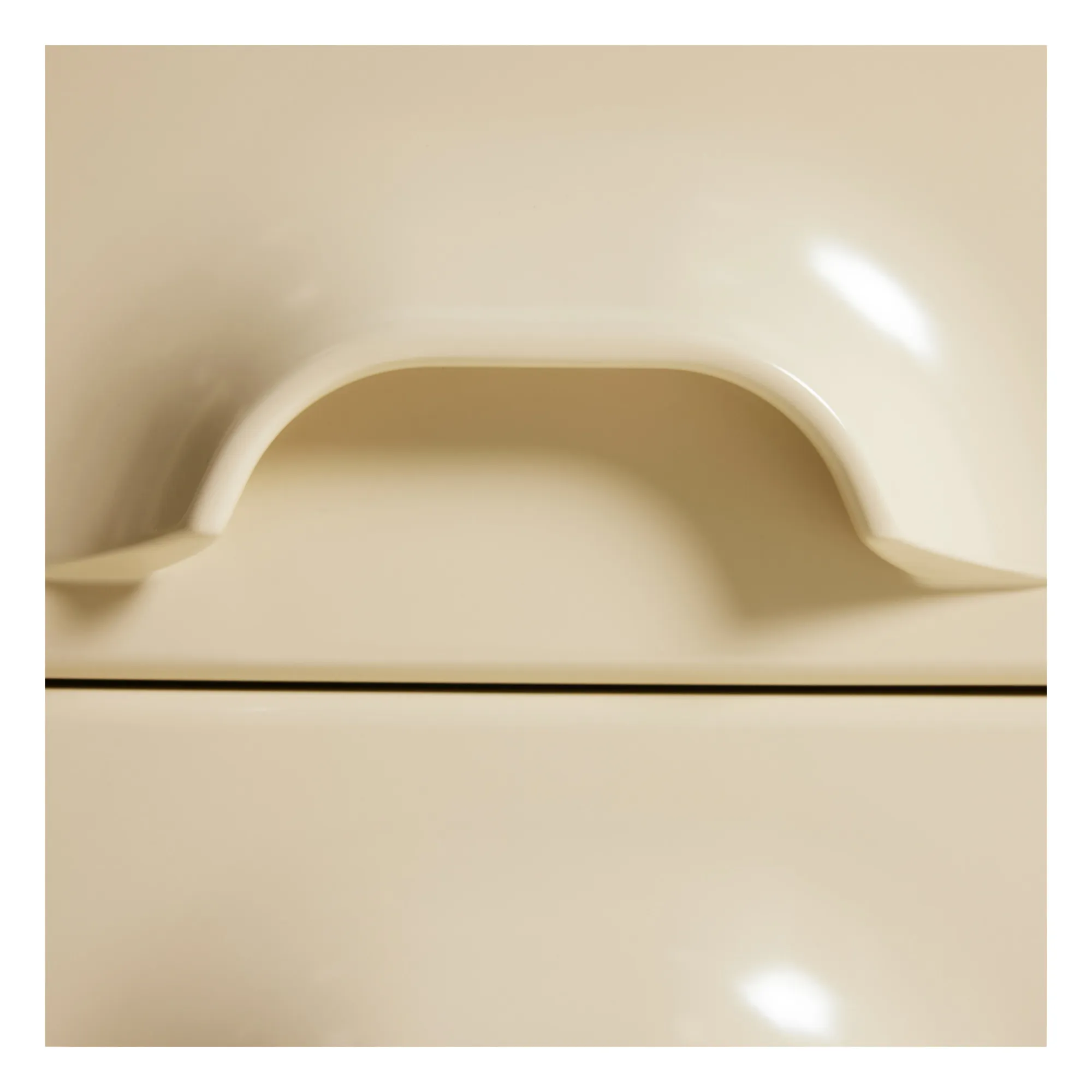 Commode 2 tiroirs | Crème- Image produit n°4