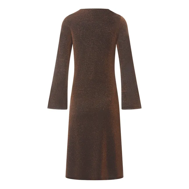 Robe Anneau Glitters | Marron