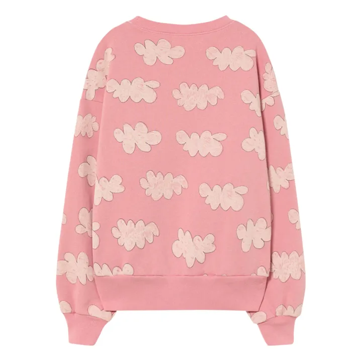 Sweatshirt Wolken | Rosa- Produktbild Nr. 3