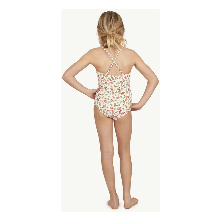 Flower One-Piece Swimsuit | Ecru- Product image n°2