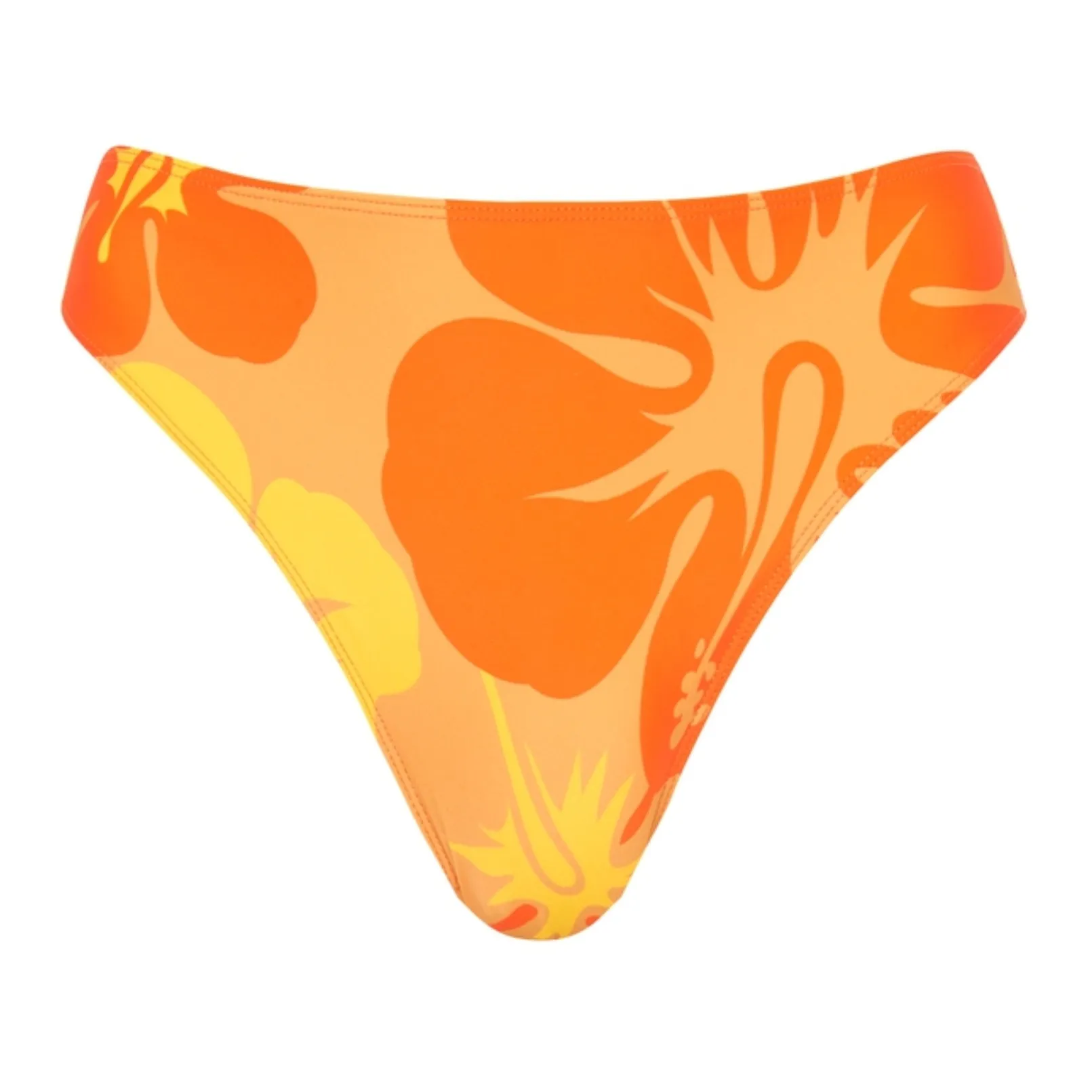 Faithfull The Brand Orange Oceania Bikini Bottoms