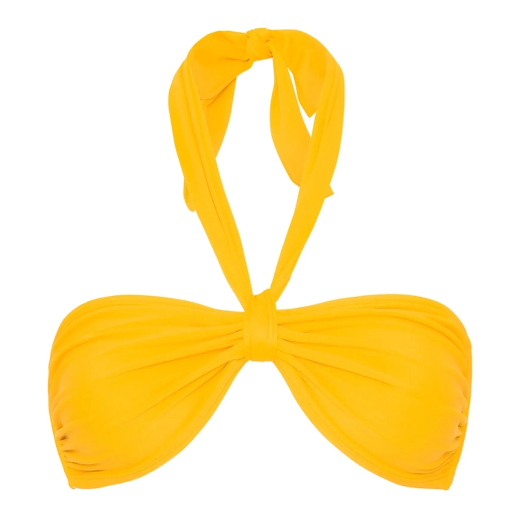 Faithfull The Brand Yellow Locales Bikini Top