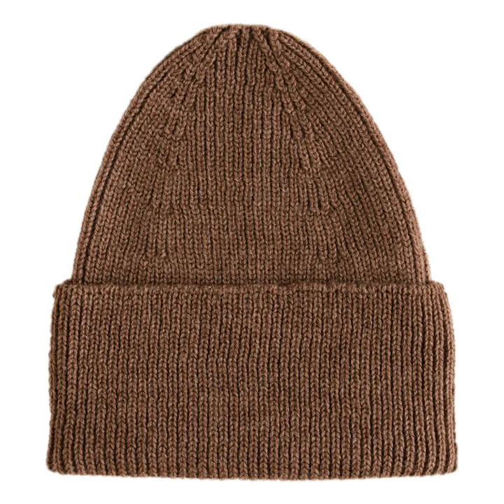 Fonzie Merino Wool Beanie - Women’s Collection  | Brown- Product image n°0