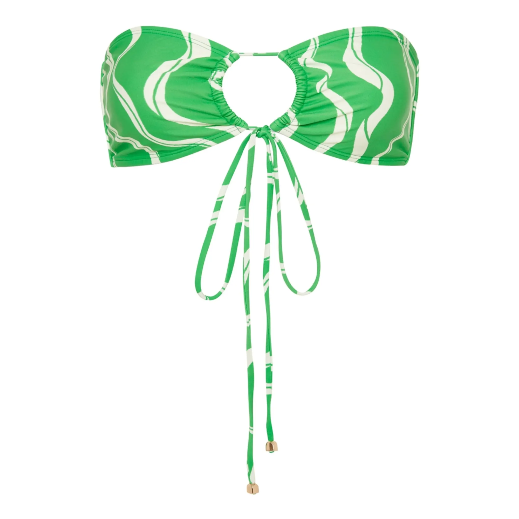 Faithfull The Brand Green Arriba Bikini Top