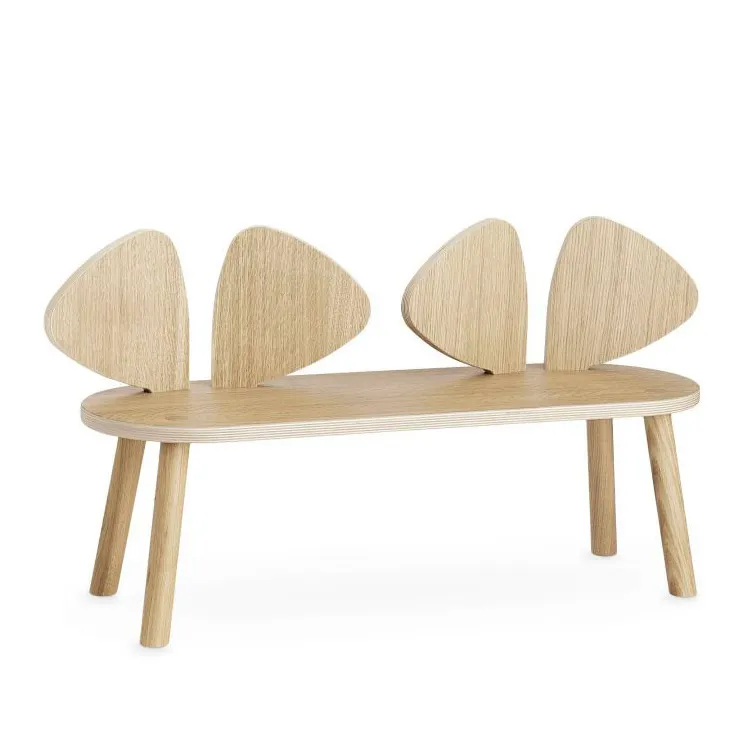Nofred Oak Mouse Bench In