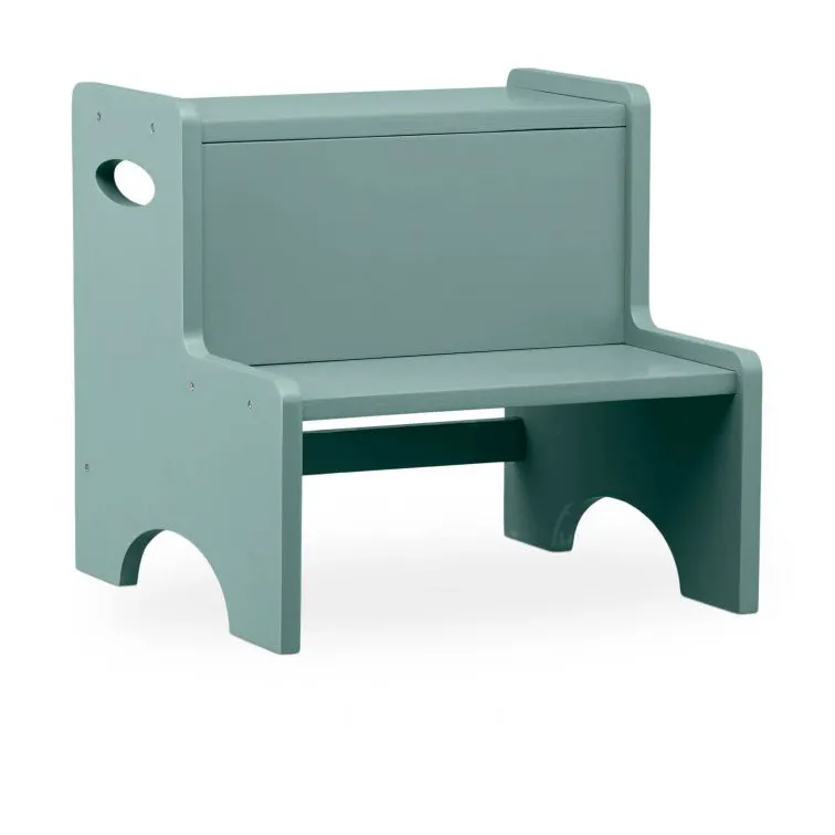 Nofred Olive Green Wooden Step Stool