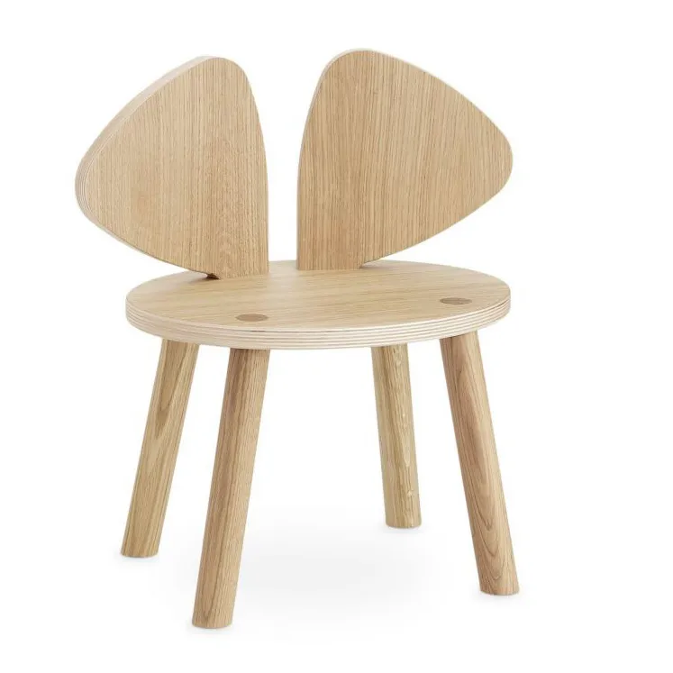 Chaise en chêne Souris | Chêne- Image produit n°0