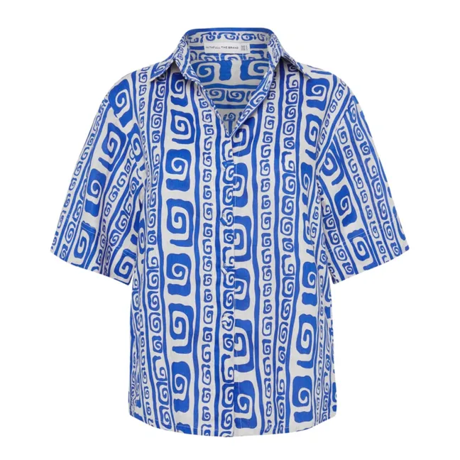 Camisa de manga corta Delora | Azul