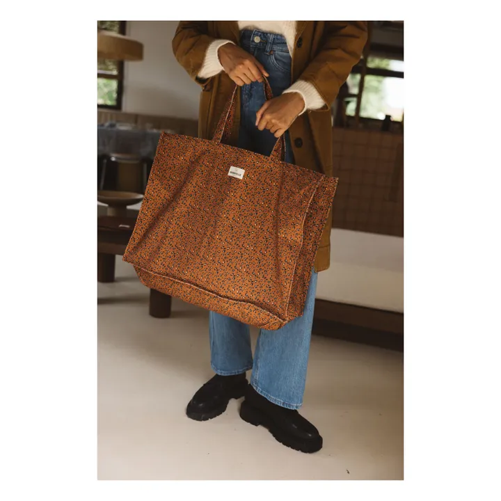 Leo Cotton Overnight Bag | Copper red- Product image n°1