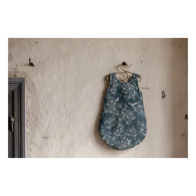 Fauna Cotton Percale Baby Sleeping Bag | Blue