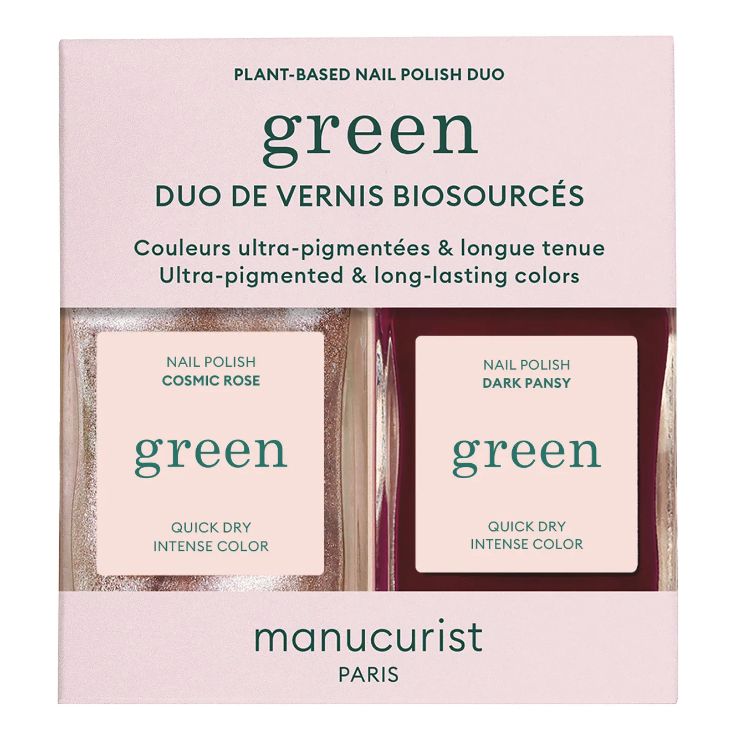 Manucurist - Coffret duo de vernis - Cosmic Rose + Dark Pansy (Manucurist) - Couverture