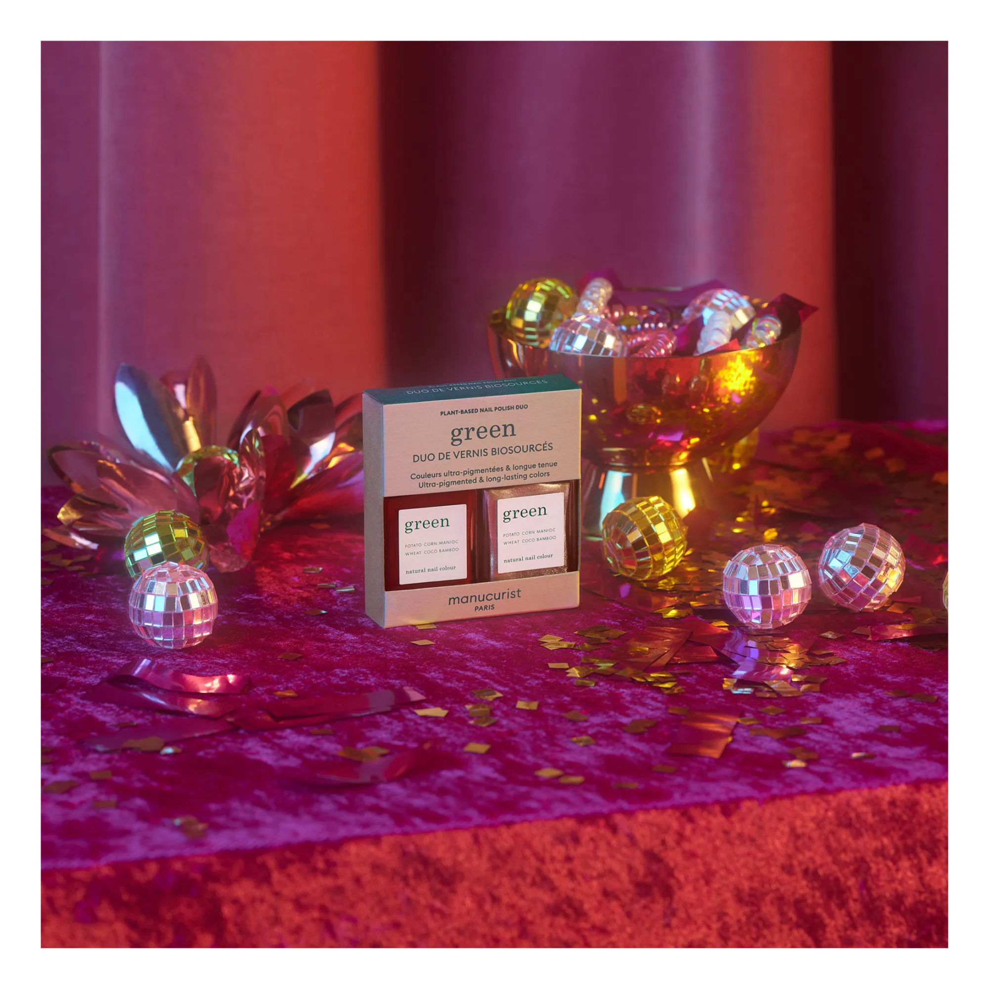 Manucurist - Coffret duo de vernis - Cosmic Rose + Dark Pansy (Manucurist) - Image 1