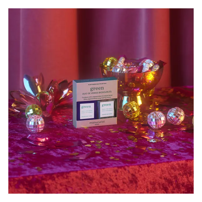 Duo-Nagellack-Set - Diamant + Navy Blue