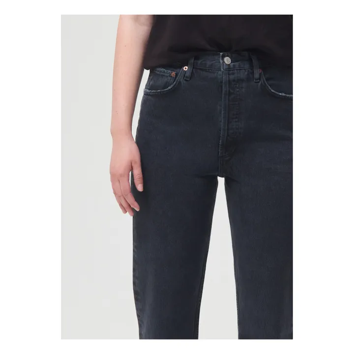 Organic Cotton 90's Pinch Waist Jeans | Black Tea- Product image n°4