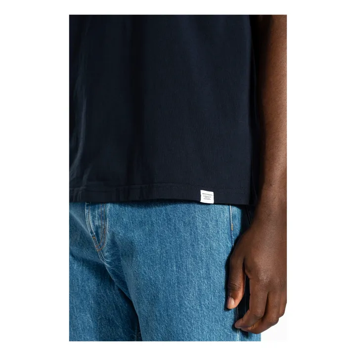 Maglietta Niels Standard SS in cotone biologico | Blu marino- Immagine del prodotto n°4
