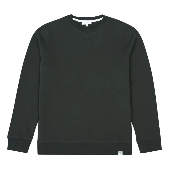 Vagn Classic Organic Cotton Sweatshirt | Khaki- Product image n°0