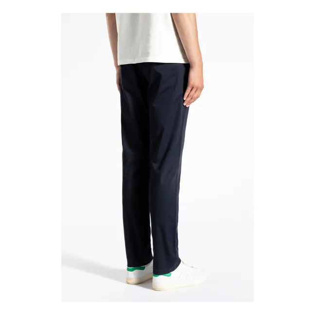Pantaloni chino Aros Slim in cotone biologico | Blu marino