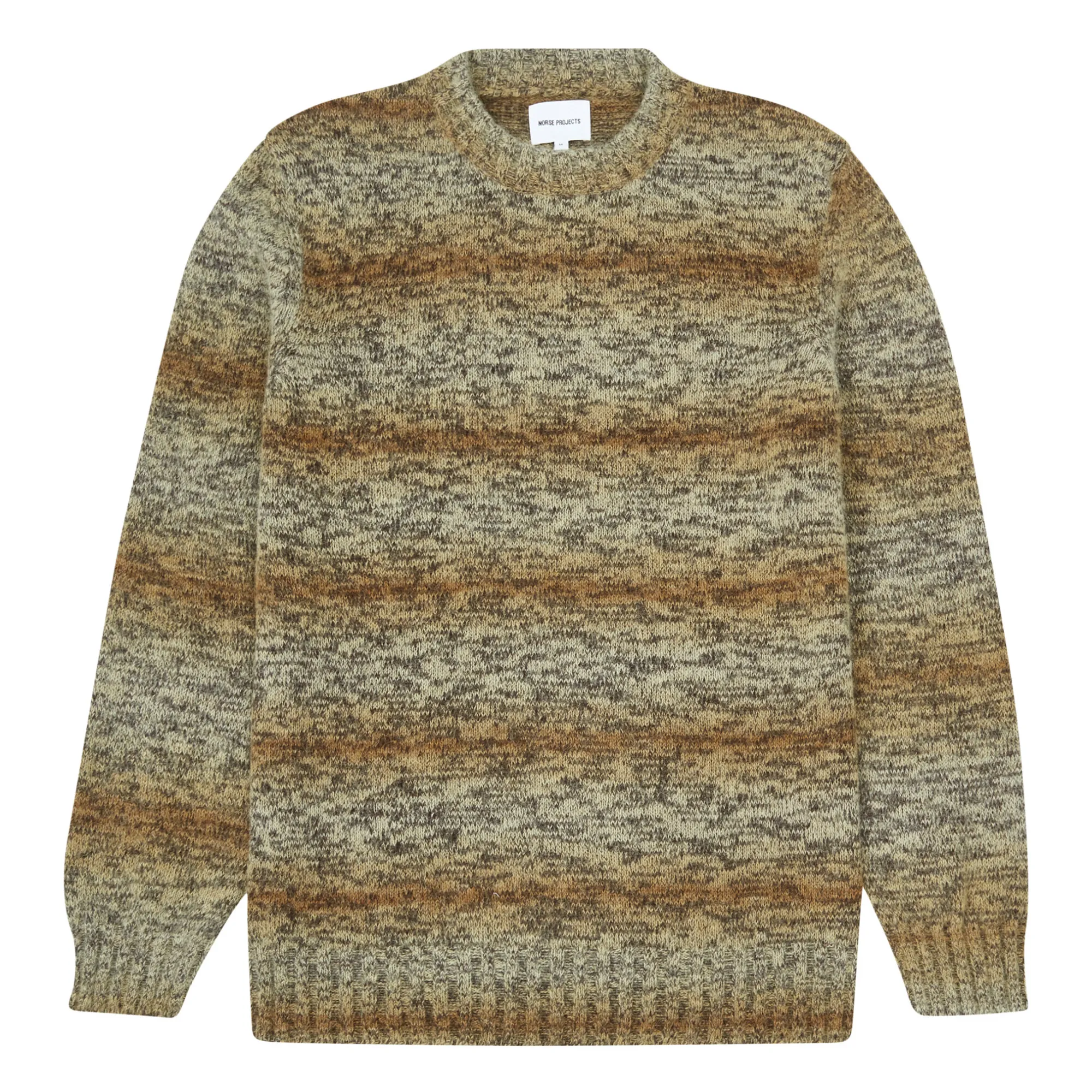 Norse Projects Camel Sigfried Space Dye Alpaca Wool Jumper