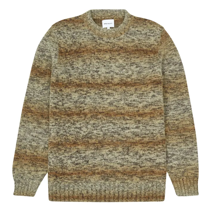 Maglione Sigfried Space Dye in lana e alpaca | Camel- Immagine del prodotto n°0