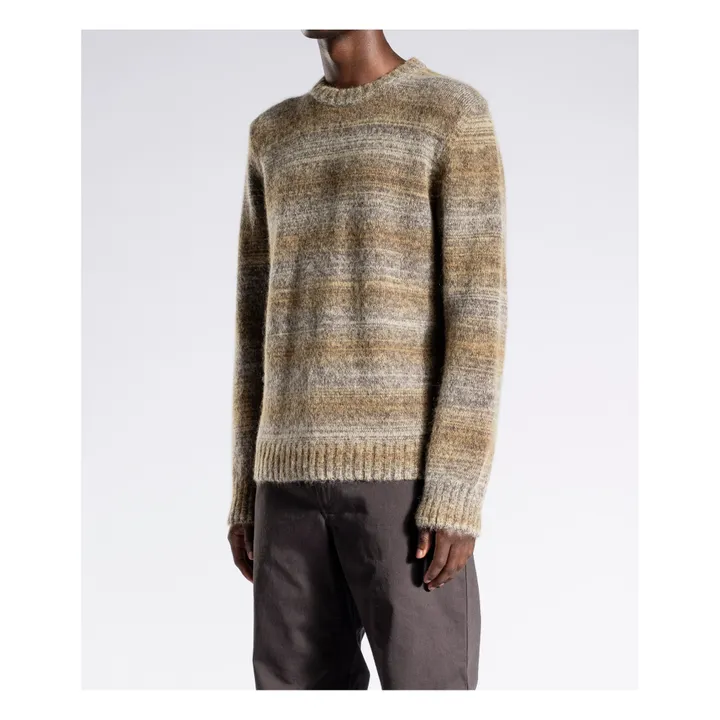 Maglione Sigfried Space Dye in lana e alpaca | Camel- Immagine del prodotto n°2