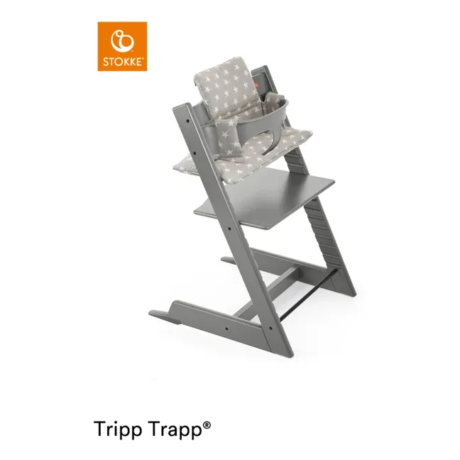 Tripp Trapp® Beech Wood High Chair | Grey