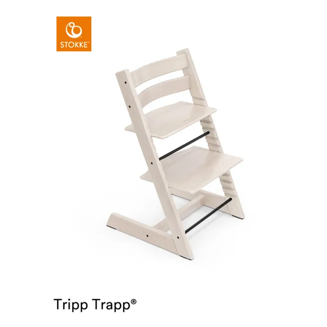 Tripp Trapp® Beech Wood High Chair | Beige limed
