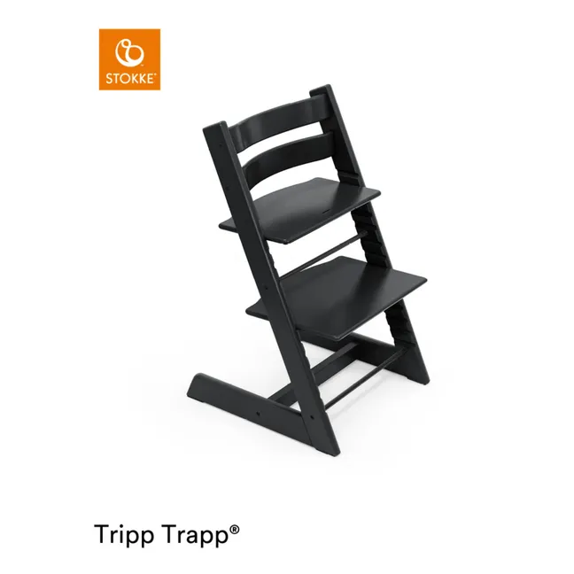 Trona de madera de haya Tripp Trapp® | Negro