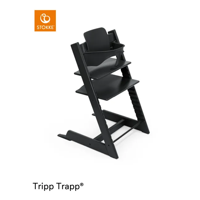 Trona de madera de haya Tripp Trapp® | Negro