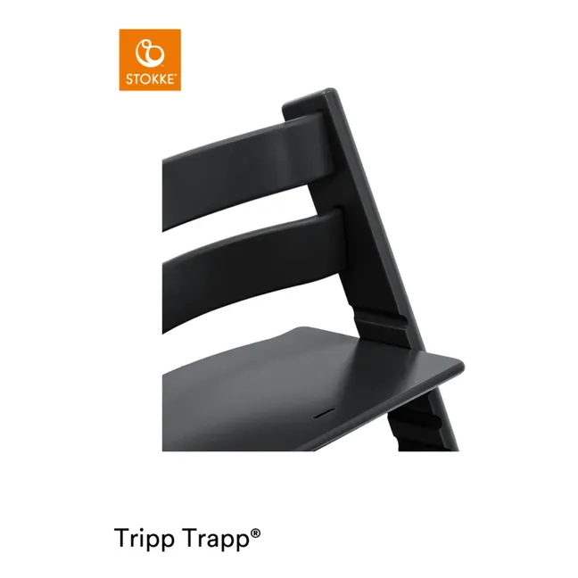Trona de madera de haya Tripp Trapp® | Negro