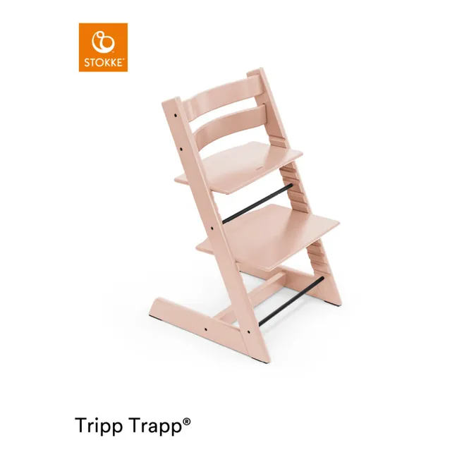 Tripp Trapp® Beech Wood High Chair | Pink