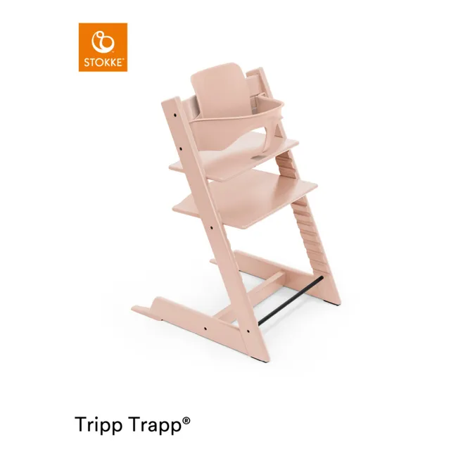 Tripp Trapp® Beech Wood High Chair | Pink