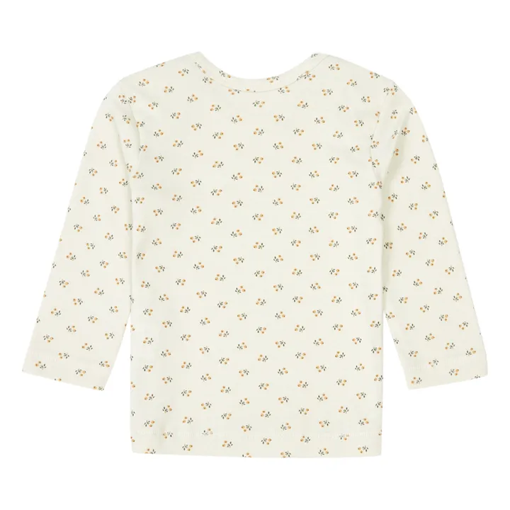 Camiseta de algodón orgánico Flores de Begonia | Camel- Imagen del producto n°2