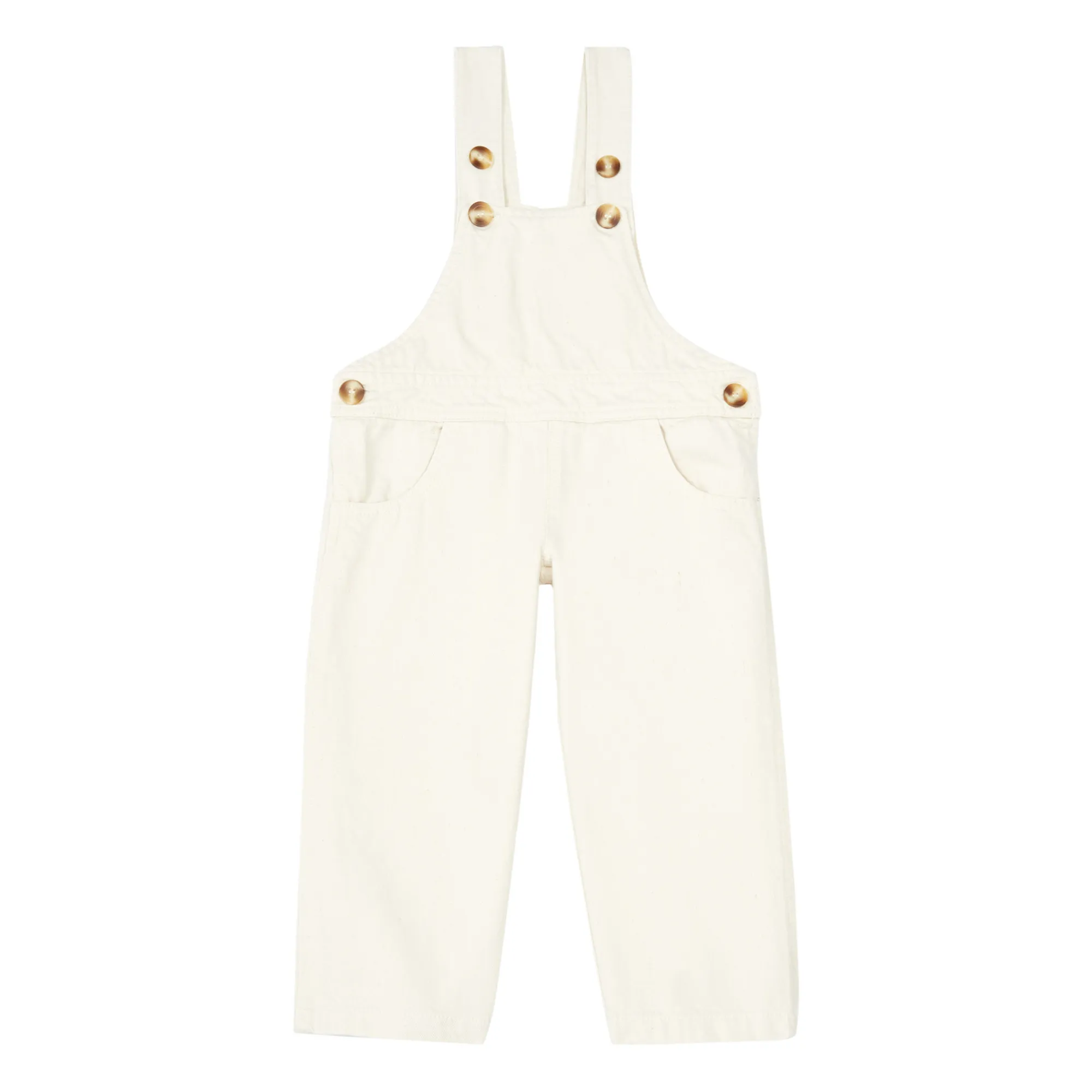 Poudre Organic Ecru Quetsche Organic Cotton Denim Overalls