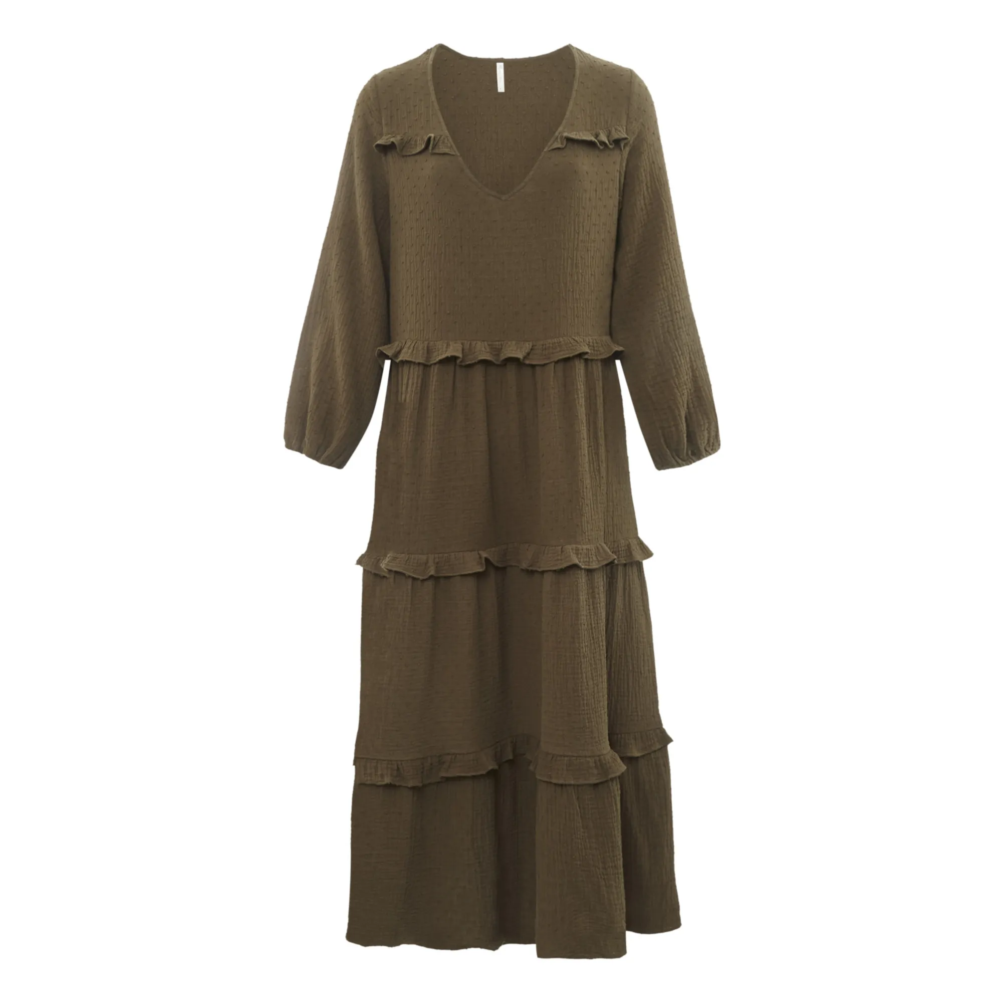 Rylee + Cru Women's Khaki Mabel Dress - Collection