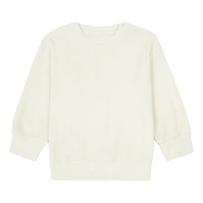 Sweatshirt Frottee Cassandre | Cremefarben