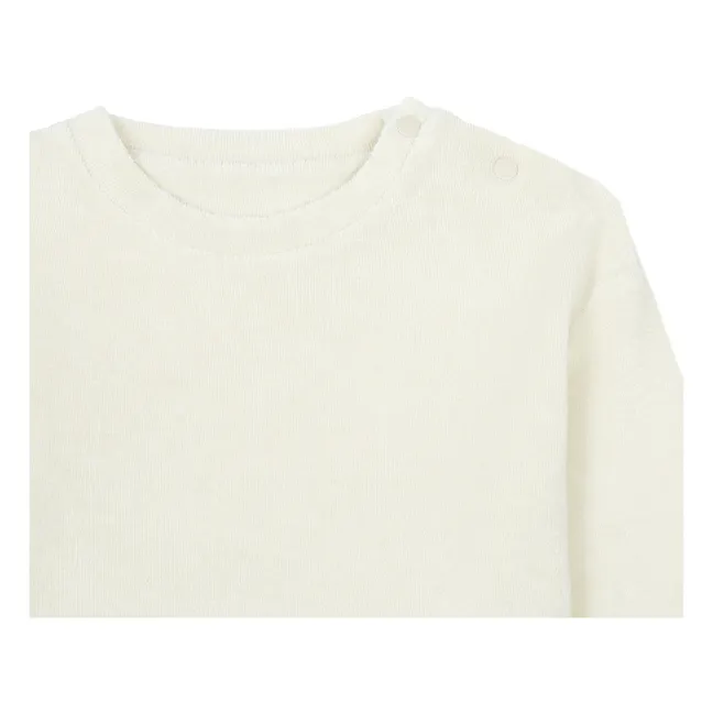 Sweatshirt Frottee Cassandre | Cremefarben