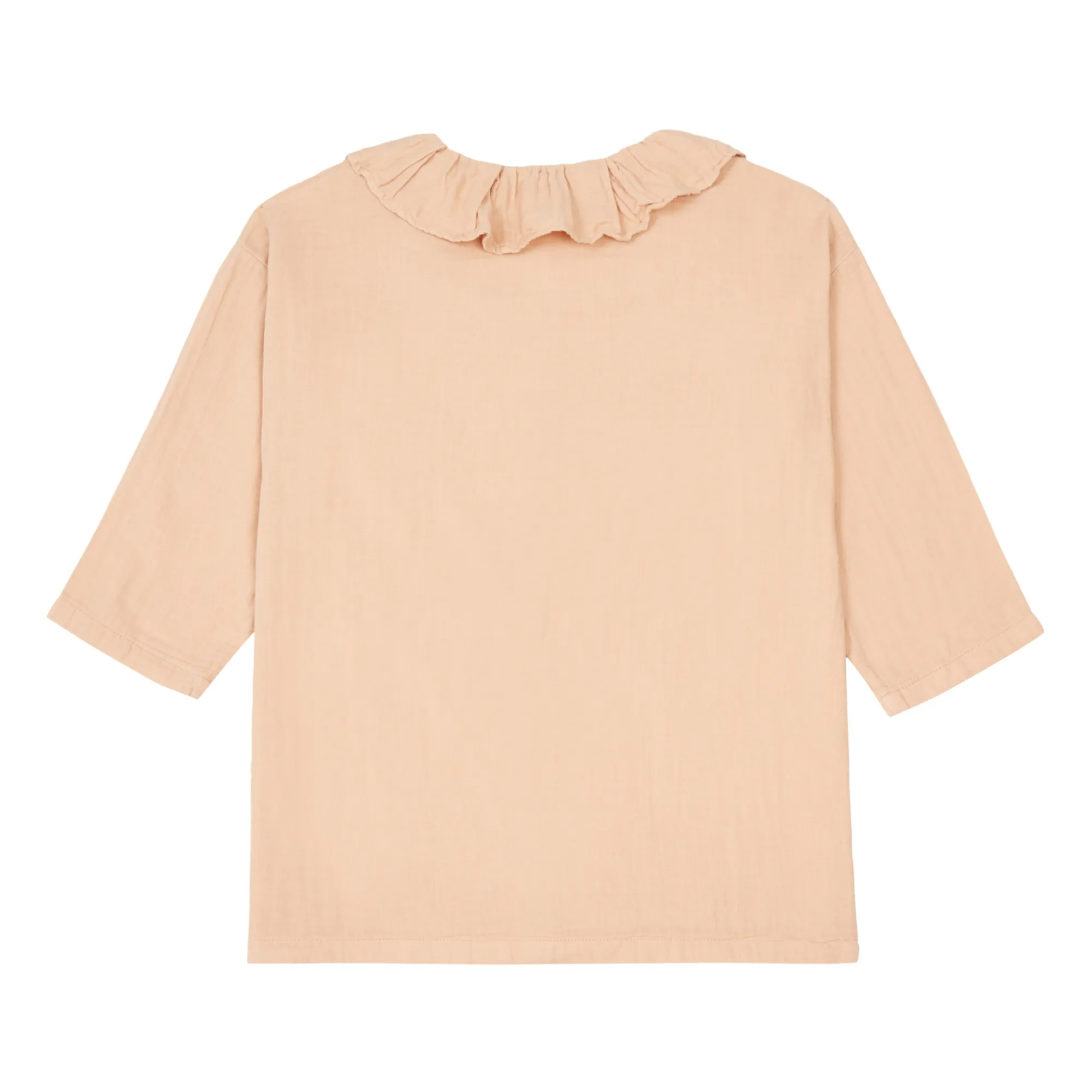 Blouse Gaze de Coton Aronie | Vieux Rose- Image produit n°2