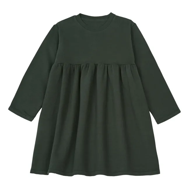 Robe Coton Bio Molleton Lobelia | Noir