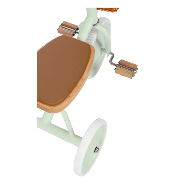 Metal and Wood Tricycle | Mint Green