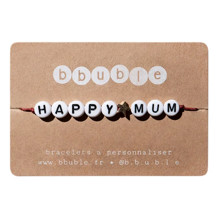 Pulsera Happy Mum | Terracotta- Imagen del producto n°0