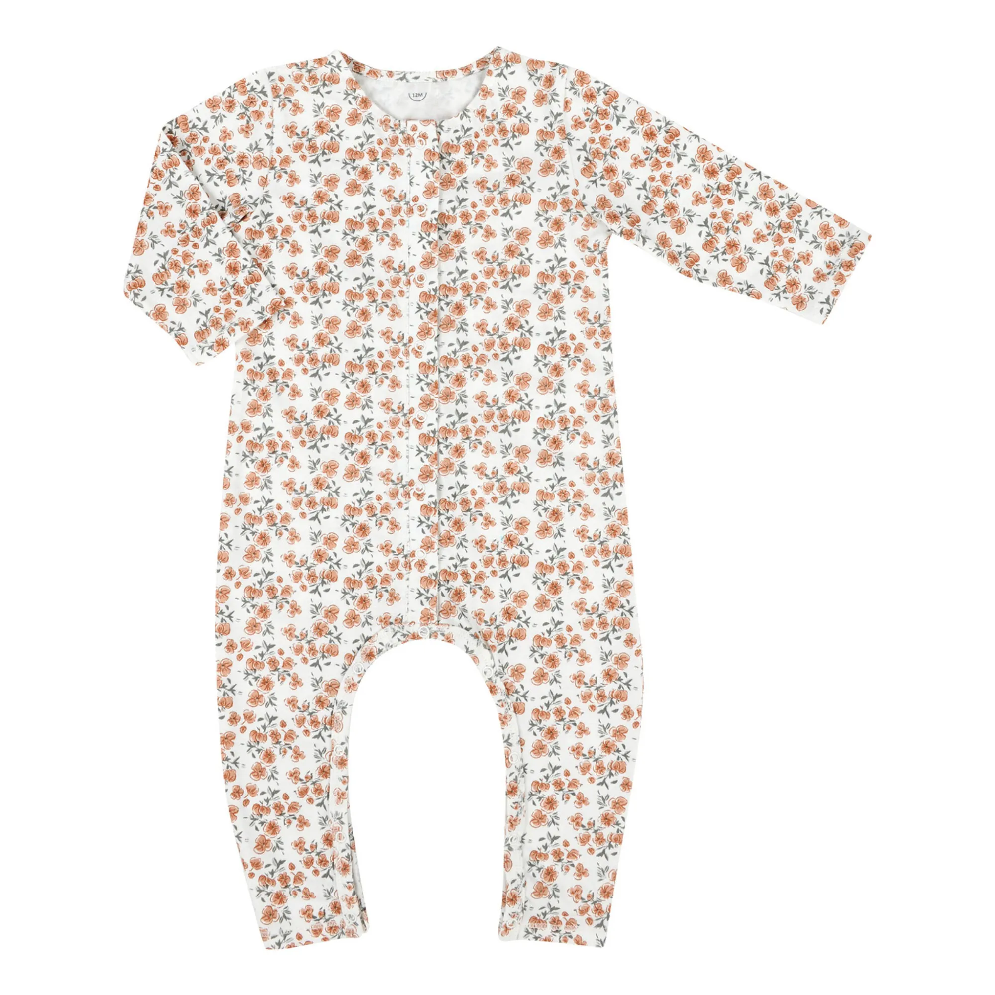 Bonjour Little Beige Calipoppy Organic Cotton Jumpsuit