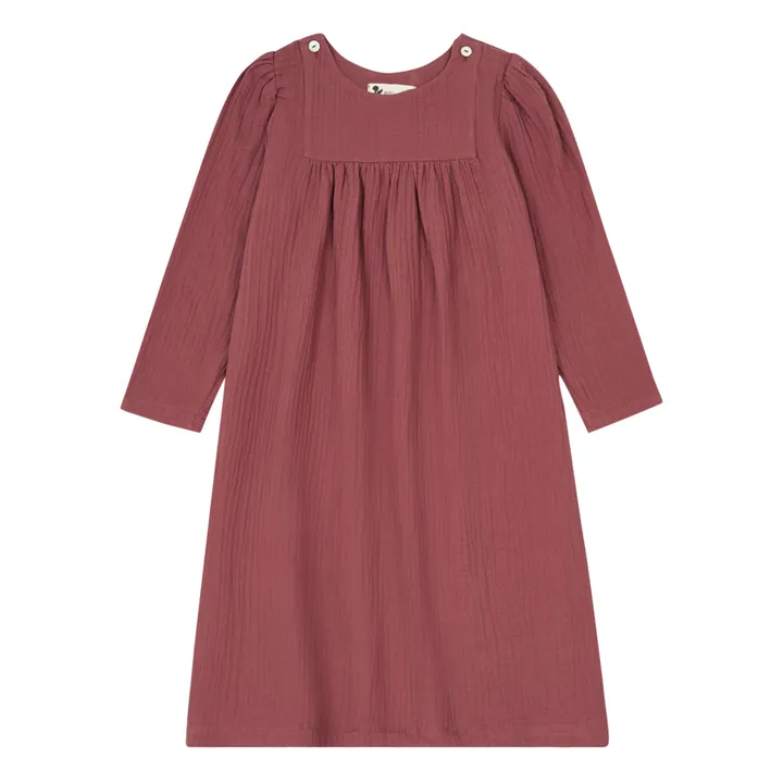 Felicite Double Muslin Nightgown | Pink- Product image n°0
