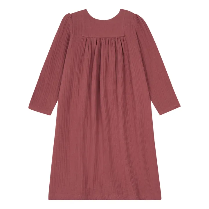 Felicite Double Muslin Nightgown | Pink- Product image n°5