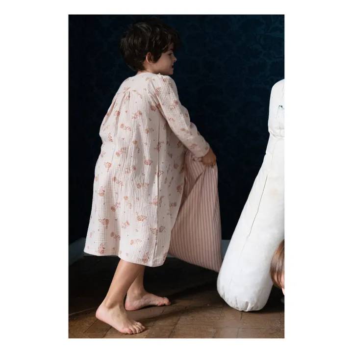 Felicite Double Muslin Nightgown | Mauve- Product image n°1