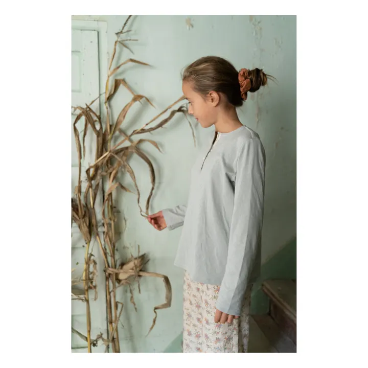 Pyjama Quattro Blumen | Seidenfarben- Produktbild Nr. 2